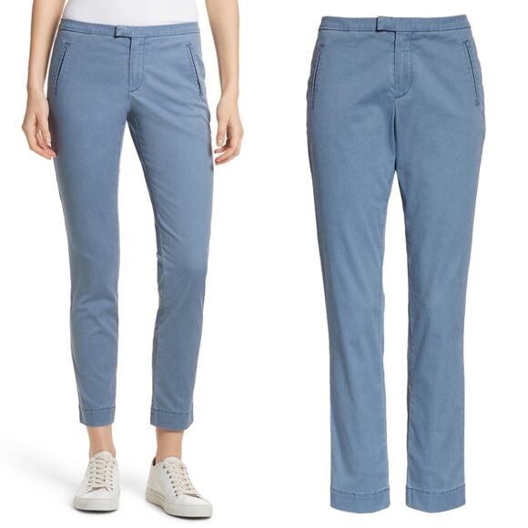 ATM Enzyme Wash Slim Ankle Pants Faded Denim 4 - Picture 1 of 10